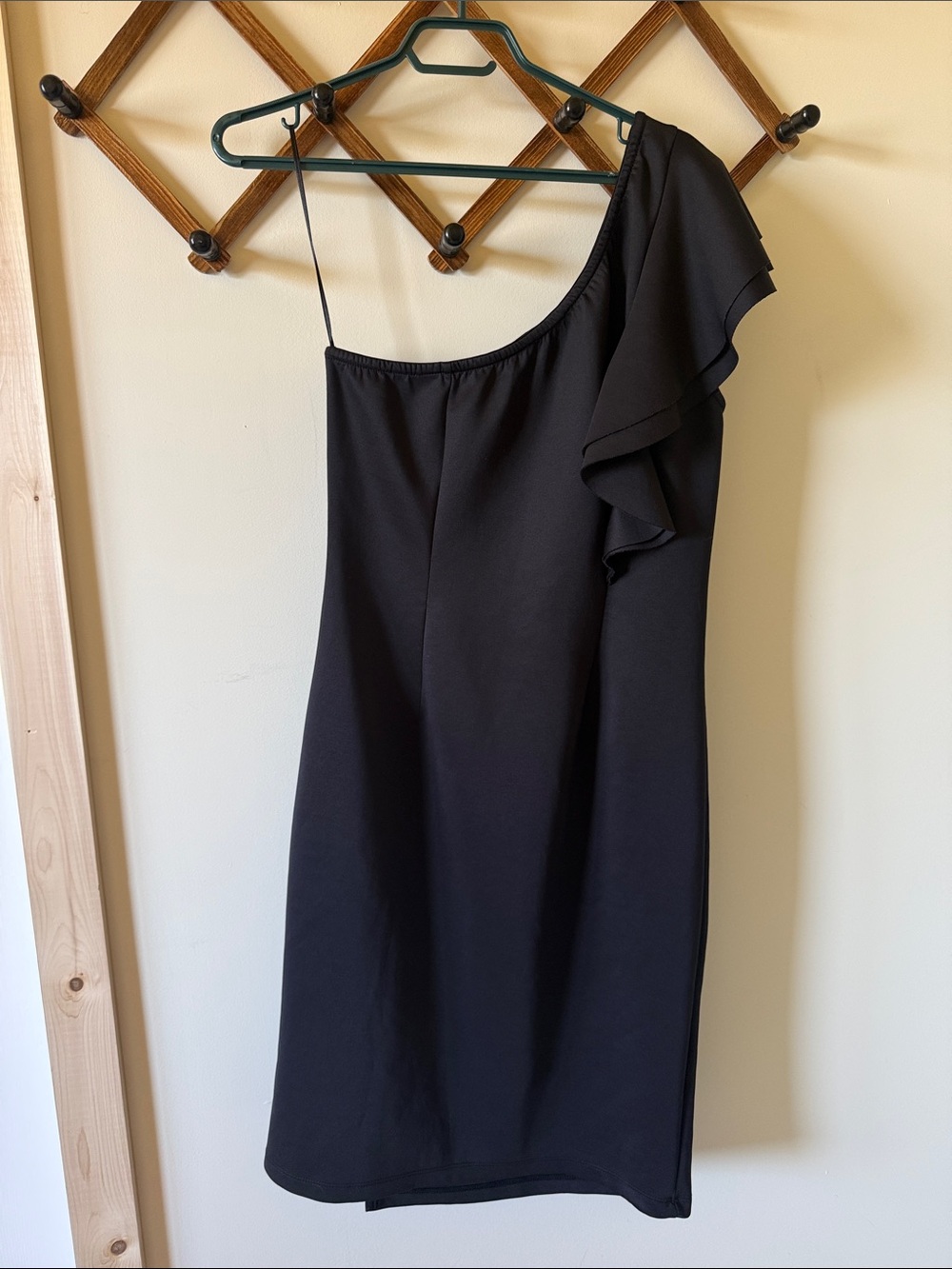 Venus One-Shoulder Ruffle Dress, Size Large - Picture 7 of 9